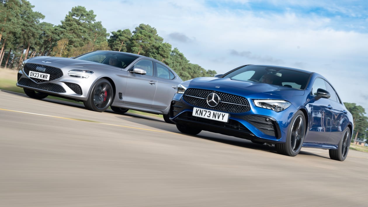 Mercedes Cla Vs Genesis G Germany Faces Korea In Our Junior Exec